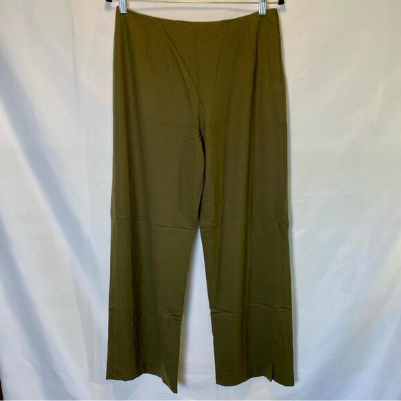 Anne Klein Wool Blend Dress Pants Women’s Size 12 Trousers Olive High Waist - Picture 1 of 10